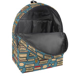 Pop Art Books Pattern Print Backpack