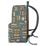 Pop Art Books Pattern Print Backpack