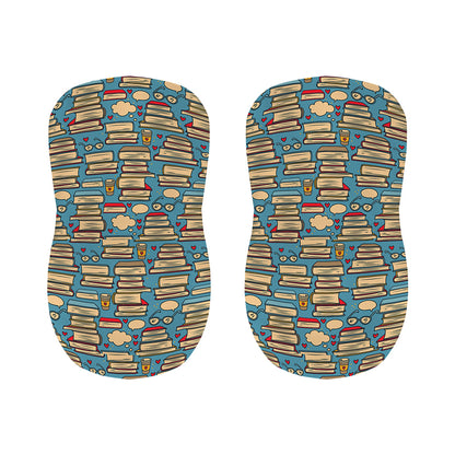 Pop Art Books Pattern Print Bar Stool Covers