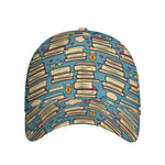 Pop Art Books Pattern Print Baseball Cap