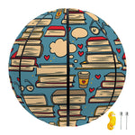 Pop Art Books Pattern Print Basketball
