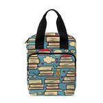 Pop Art Books Pattern Print Bible Tote Bag