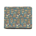 Pop Art Books Pattern Print Bifold Wallet