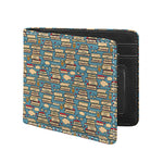 Pop Art Books Pattern Print Bifold Wallet