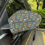 Pop Art Books Pattern Print Car Side Mirror Covers