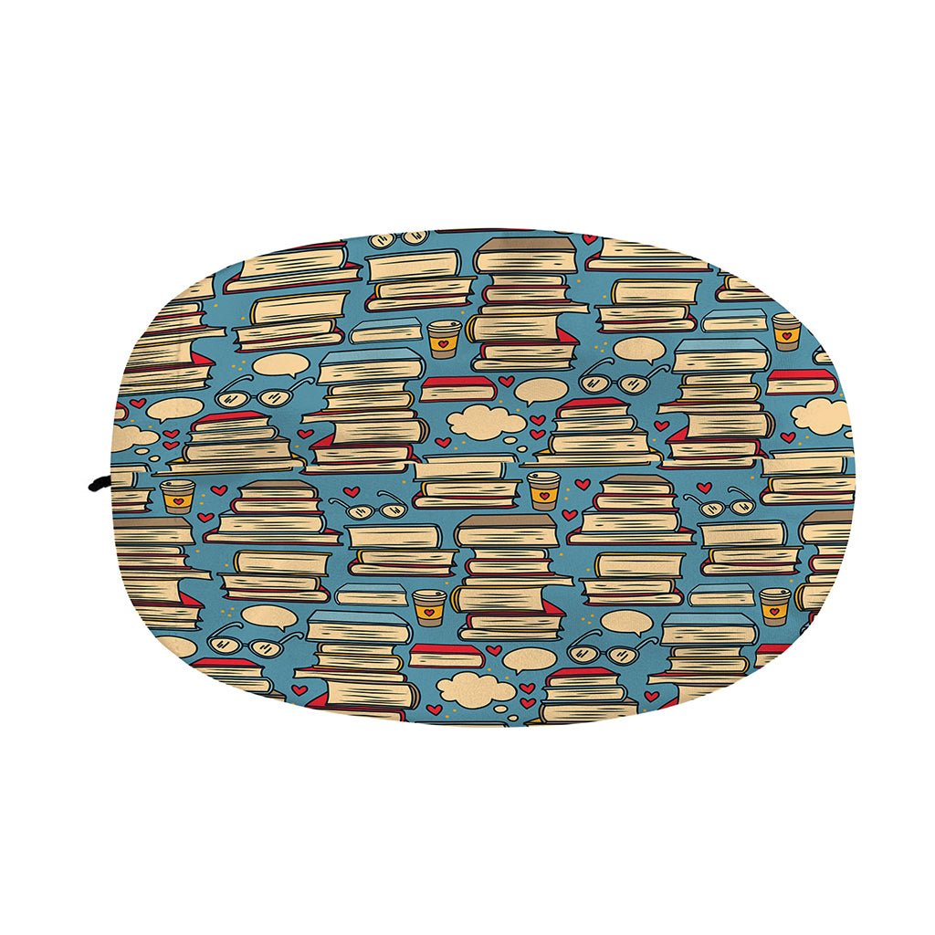 Pop Art Books Pattern Print Car Side Mirror Covers