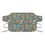 Pop Art Books Pattern Print Car Windshield Snow Cover