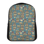 Pop Art Books Pattern Print Casual Backpack