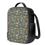 Pop Art Books Pattern Print Crossbody Lunch Bag
