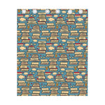 Pop Art Books Pattern Print Curtain