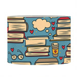 Pop Art Books Pattern Print Drum Lamp Shade