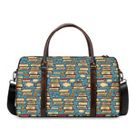 Pop Art Books Pattern Print Duffle Bag