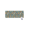 Pop Art Books Pattern Print Extended Mouse Pad