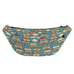 Pop Art Books Pattern Print Fanny Pack