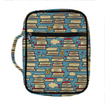 Pop Art Books Pattern Print Front Pocket Bible Bag