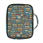 Pop Art Books Pattern Print Front Pocket Bible Bag
