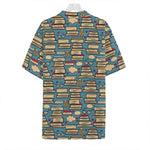 Pop Art Books Pattern Print Hawaiian Shirt