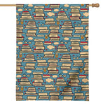 Pop Art Books Pattern Print House Flag