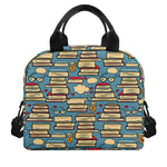 Pop Art Books Pattern Print Insulated Lunch Bag