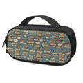 Pop Art Books Pattern Print Portable Cooler Travel Case