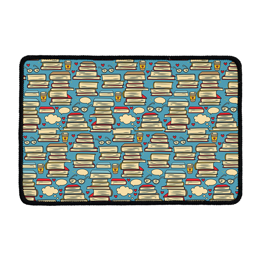 Pop Art Books Pattern Print Kitchen Mat