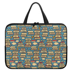 Pop Art Books Pattern Print Laptop Sleeve With Handle