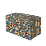 Pop Art Books Pattern Print Leather Tissue Box Cover