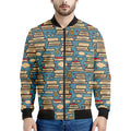 Pop Art Books Pattern Print Men's Bomber Jacket