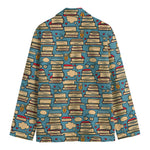 Pop Art Books Pattern Print Men's Cotton Blazer