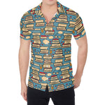 Pop Art Books Pattern Print Men's Shirt