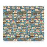 Pop Art Books Pattern Print Mouse Pad