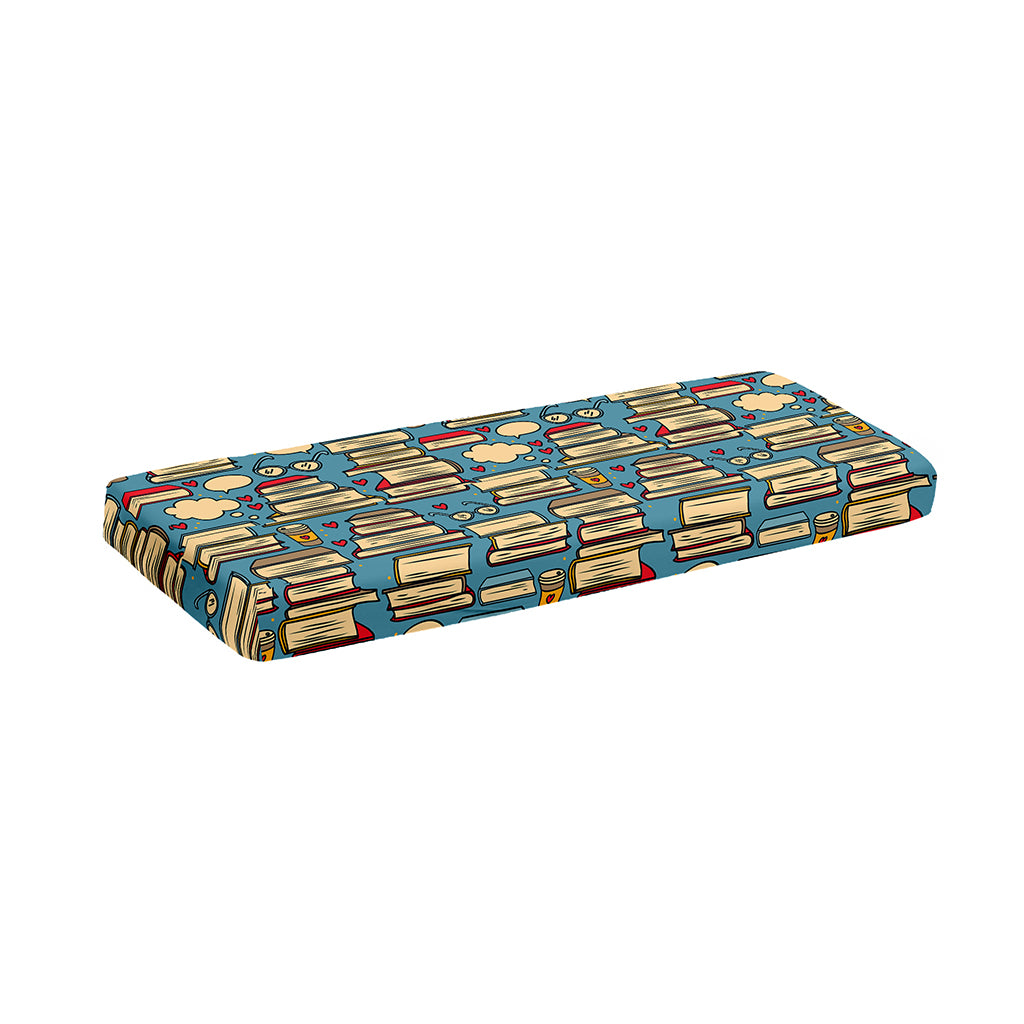 Pop Art Books Pattern Print Piano Keyboard Cover