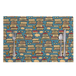 Pop Art Books Pattern Print Placemat