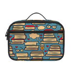 Pop Art Books Pattern Print Portable Lunch Bag