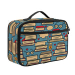 Pop Art Books Pattern Print Portable Lunch Bag