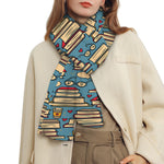 Pop Art Books Pattern Print Scarf