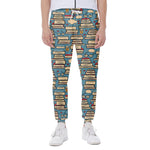 Pop Art Books Pattern Print Scuba Joggers