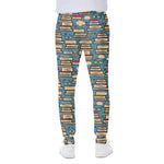 Pop Art Books Pattern Print Scuba Joggers