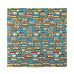 Pop Art Books Pattern Print Silk Bandana