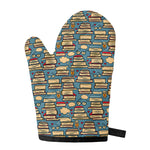 Pop Art Books Pattern Print Single Oven Mitt