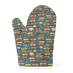 Pop Art Books Pattern Print Single Oven Mitt