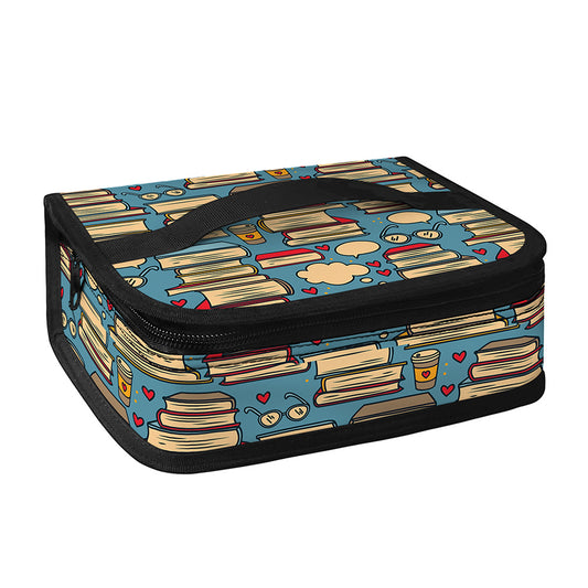 Pop Art Books Pattern Print Small Lunch Bag