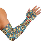 Pop Art Books Pattern Print Sun Protection Arm Sleeves