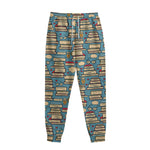 Pop Art Books Pattern Print Sweatpants