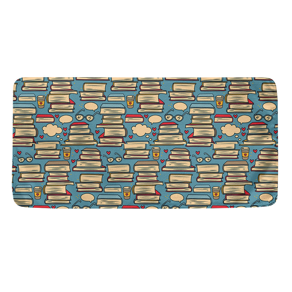 Pop Art Books Pattern Print Towel