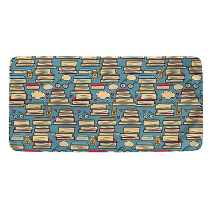 Pop Art Books Pattern Print Towel