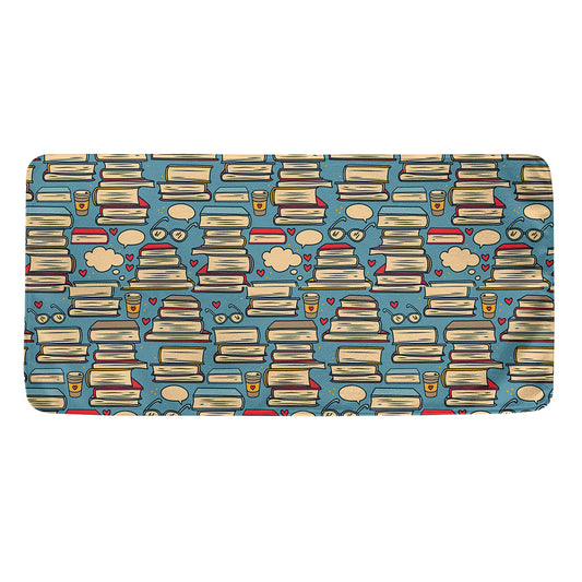 Pop Art Books Pattern Print Towel