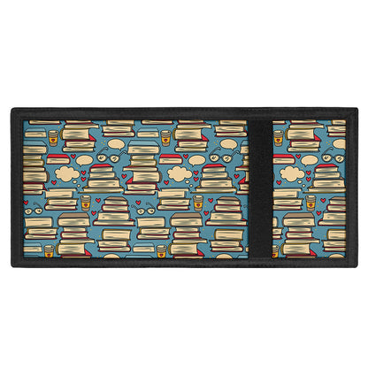 Pop Art Books Pattern Print Trifold Wallet