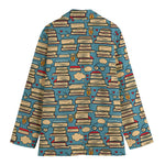 Pop Art Books Pattern Print Women's Blazer
