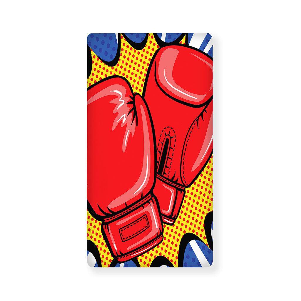 Pop Art Boxing Gloves Print Baby Crib Sheet